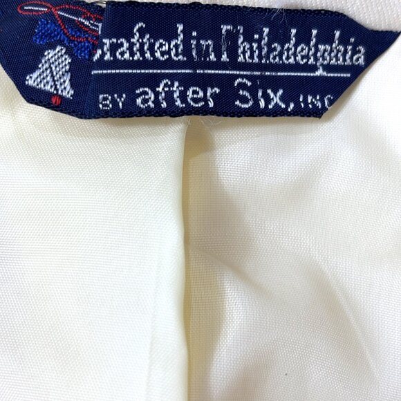 70's "After Six" Yellow Tuxedo Prom Wedding Formal Jacket - Size: 37 x Long - Picture 7 of 12